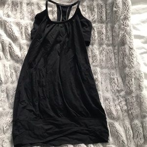 Lulu tank bra with top (attached)